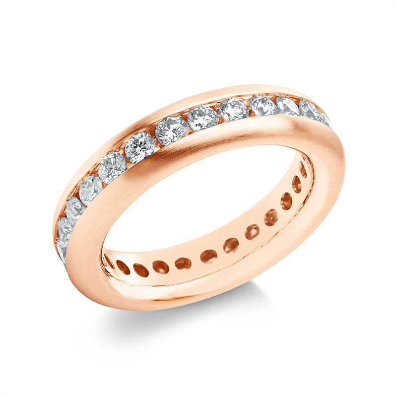 Ring 18 kt RG, mattiert