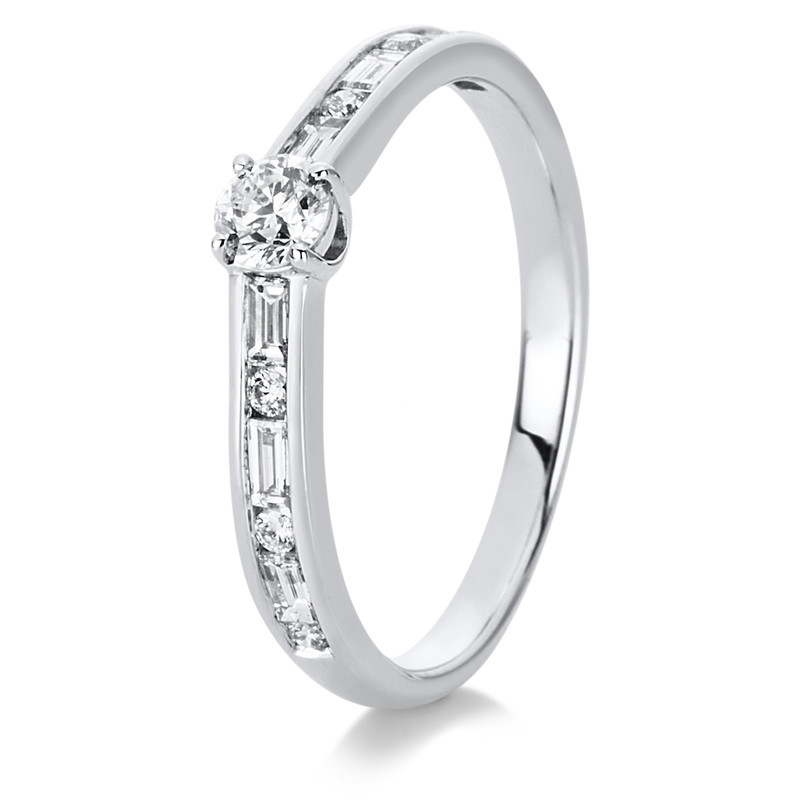 Ring 4er-Krappe 18 kt WG