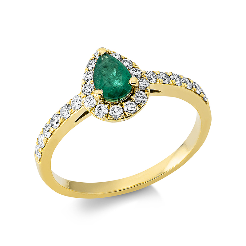 Ring 3er-Krappe 18 kt GG