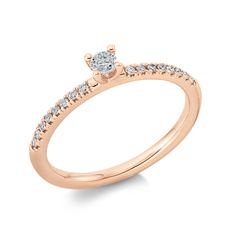 Ring 4er-Krappe 18 kt RG