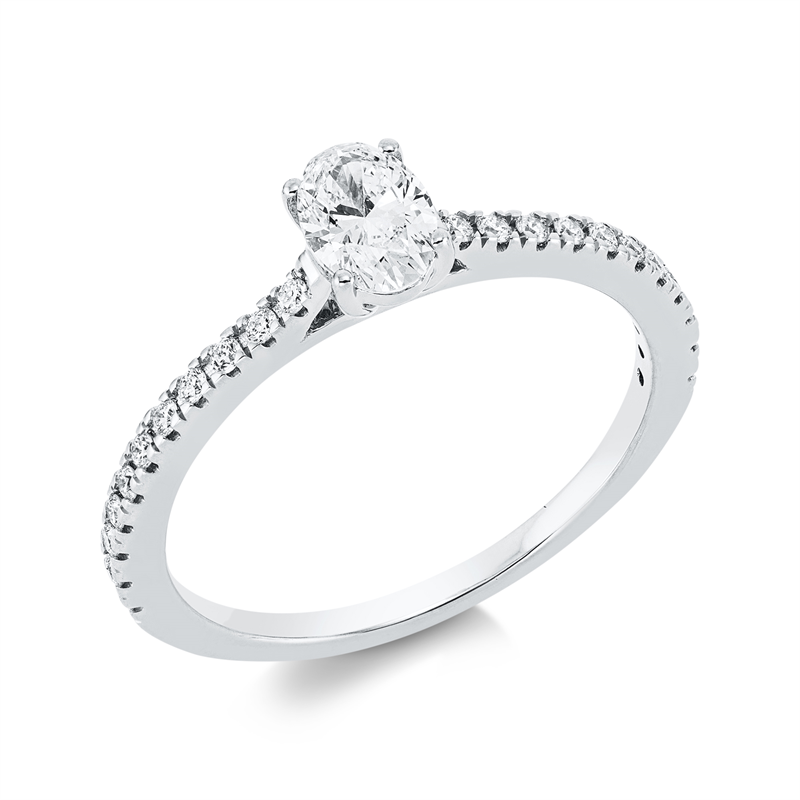 Ring 4er-Krappe 18 kt WG