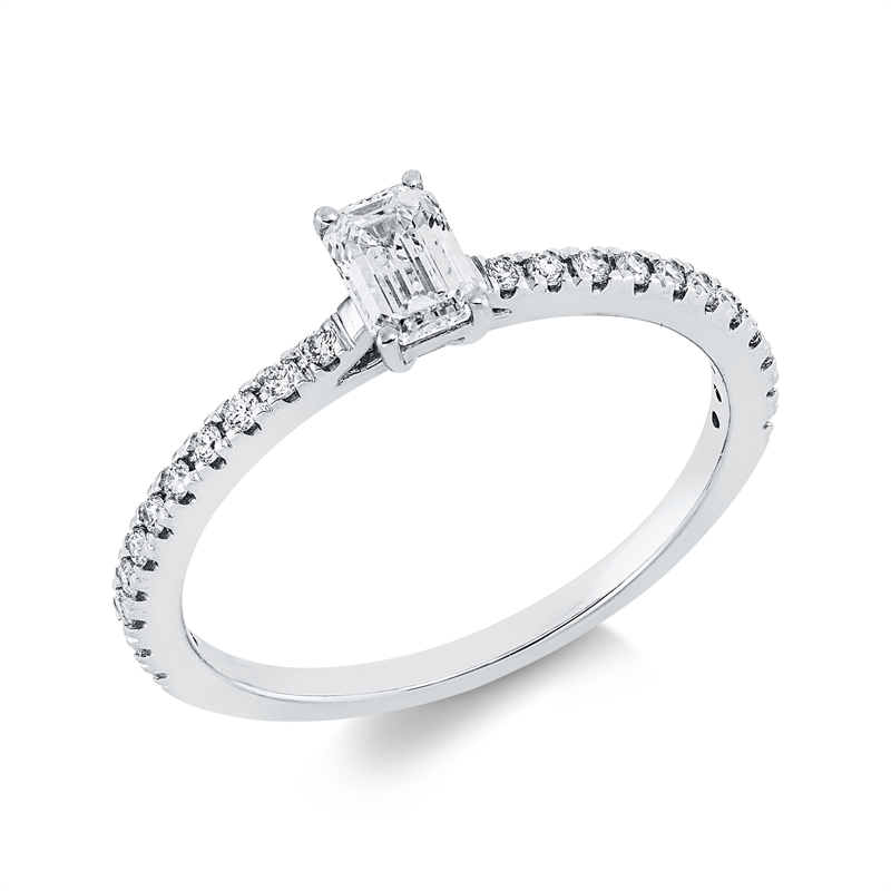 Ring 4er-Krappe 18 kt WG