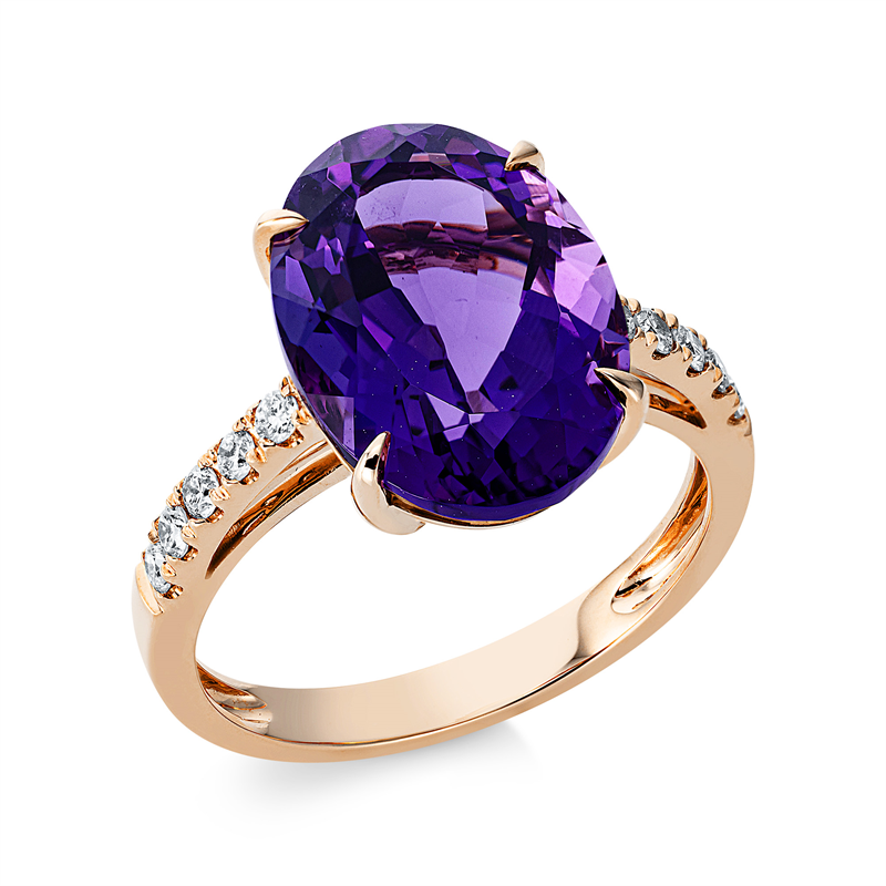 Ring 4er-Krappe 18 kt RG