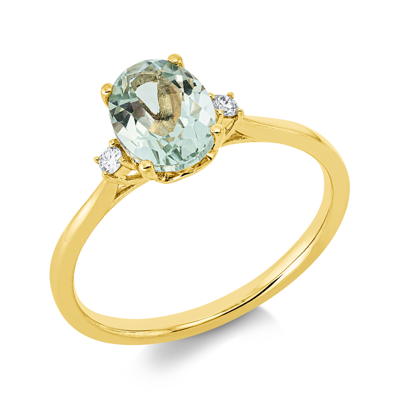 Ring 4er-Krappe 18 kt GG