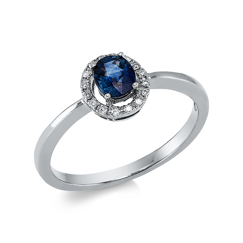 Ring 4er-Krappe 18 kt WG