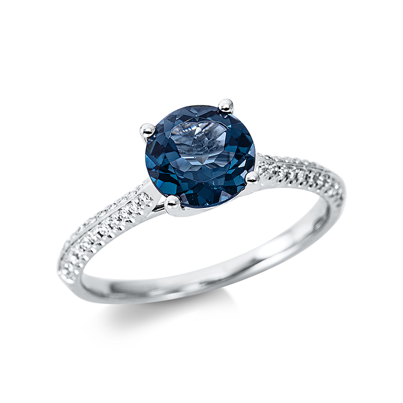 Ring 4er-Krappe 18 kt WG
