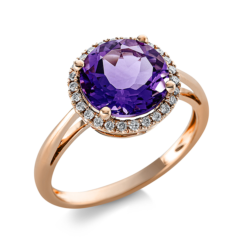 Ring 4er-Krappe 18 kt RG