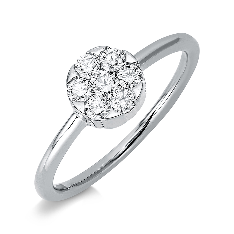 Ring 18 kt WG Kreis