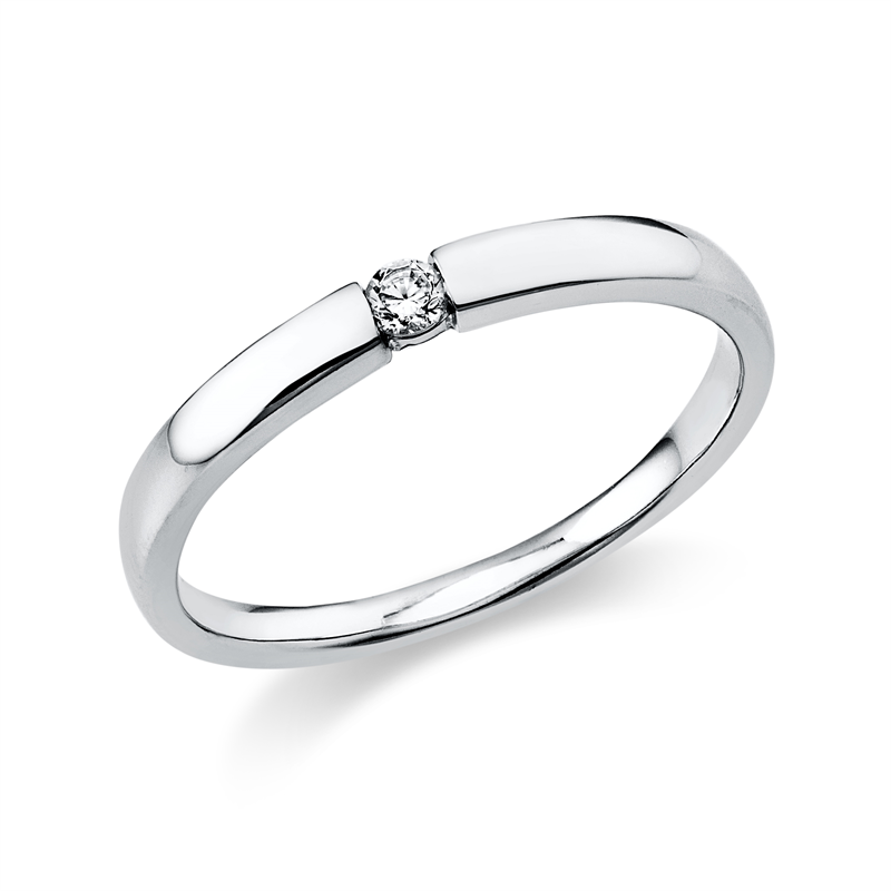 Ring 18 kt WG, poliert