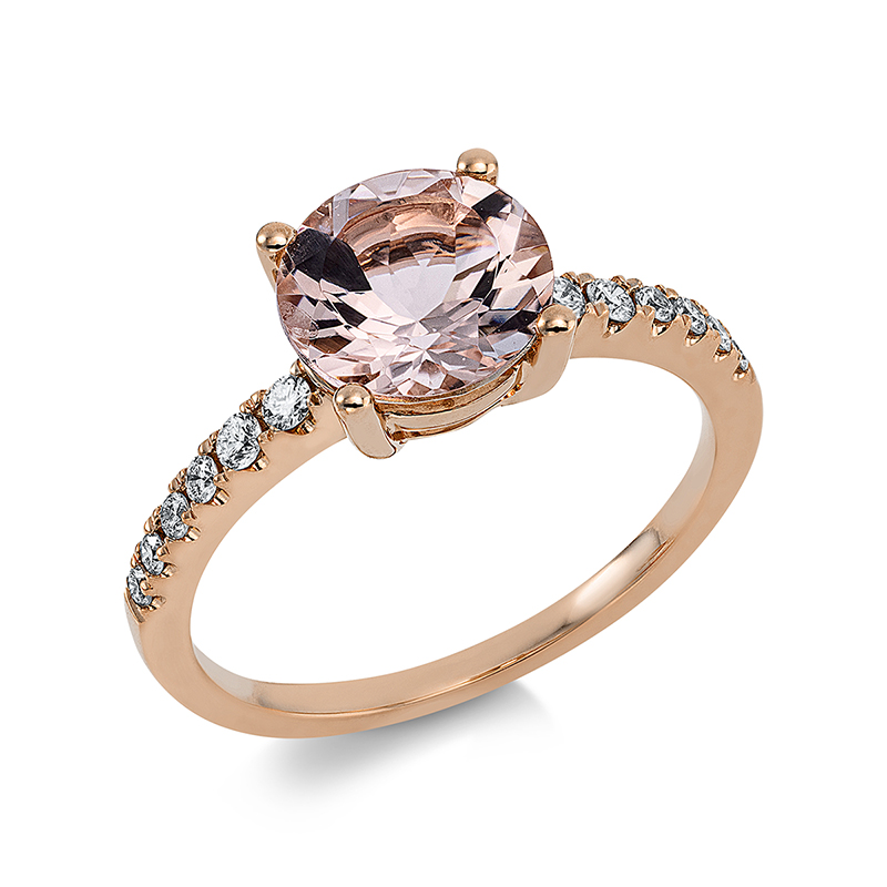 Ring 4er-Krappe 18 kt RG