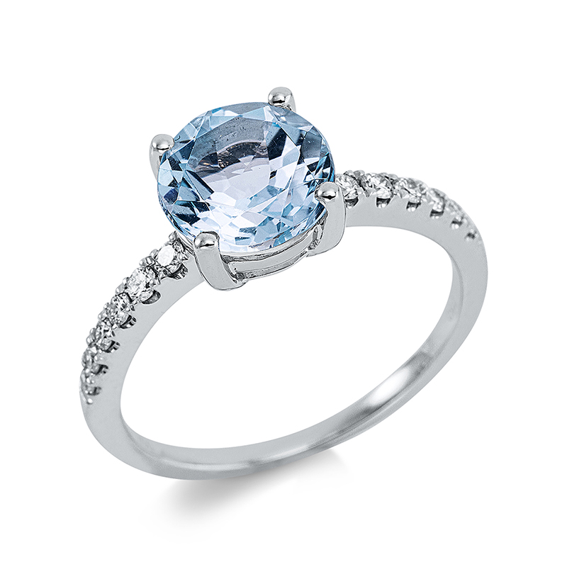 Ring 4er-Krappe 18 kt WG