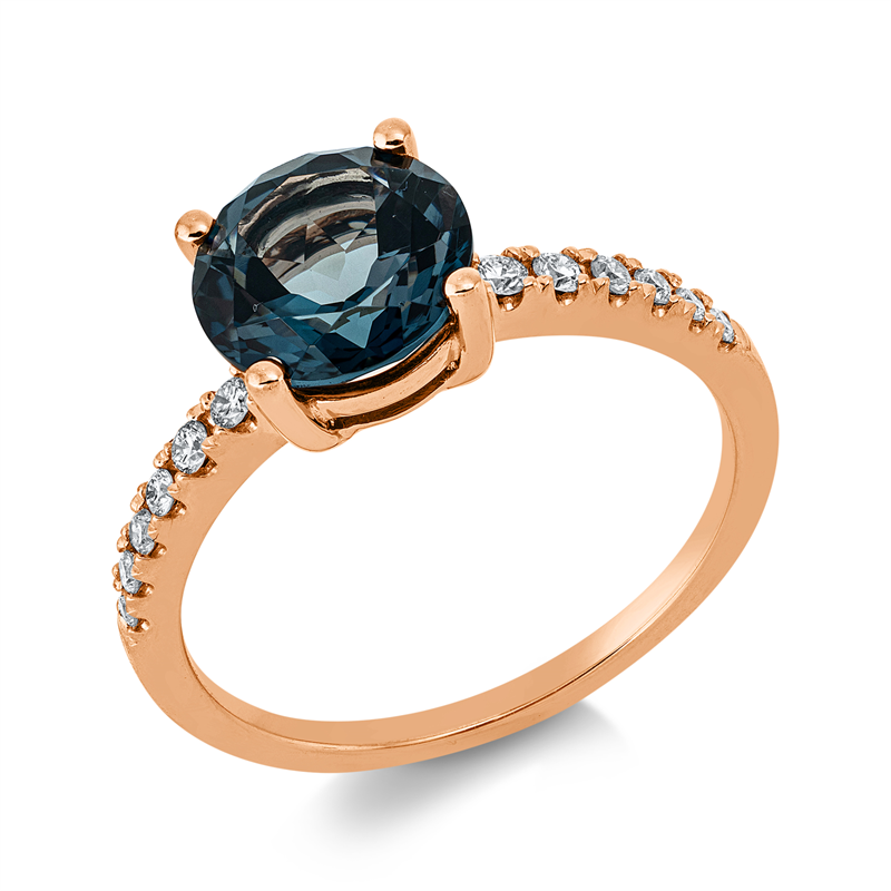 Ring 4er-Krappe 18 kt RG