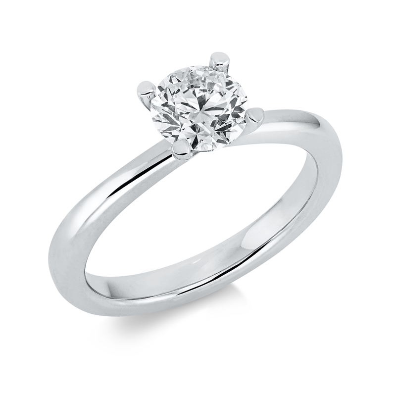 Ring 4er-Krappe 18 kt WG, GIA1449024069