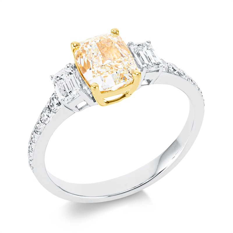 Ring 18 kt WG+GG