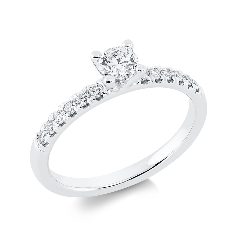 Ring 4er-Krappe 18 kt WG