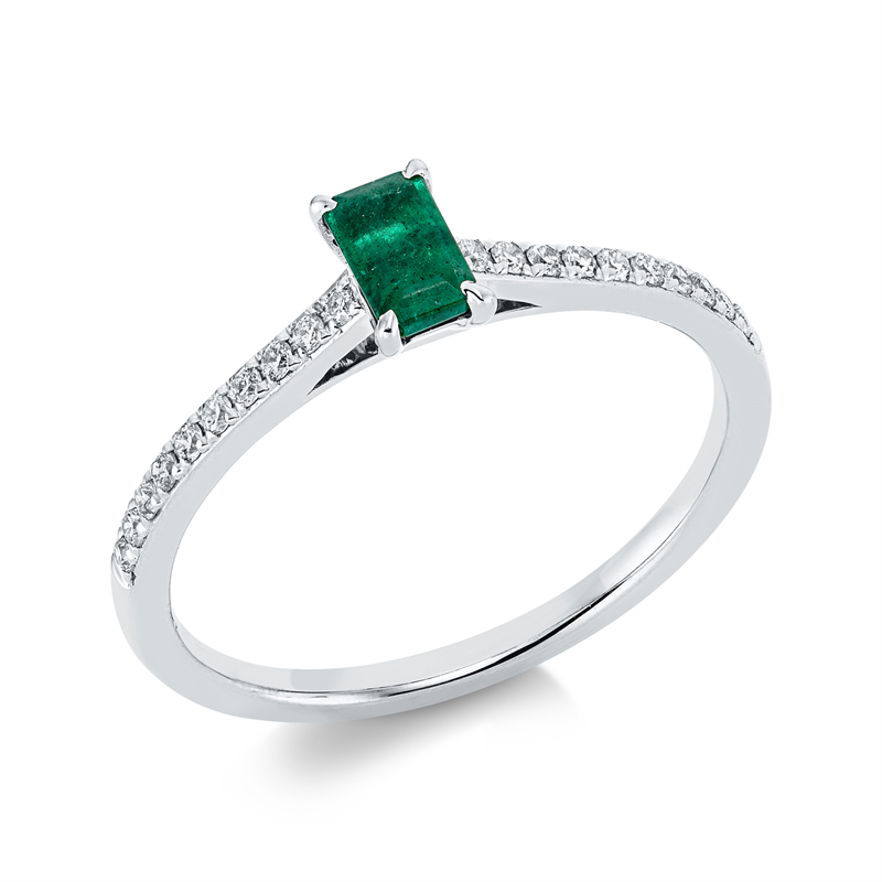 Ring 4er-Krappe 18 kt WG