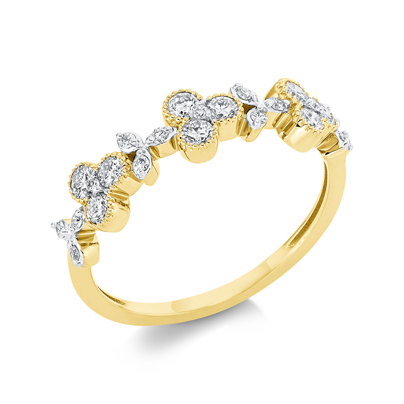 Ring 18 kt GG+WG