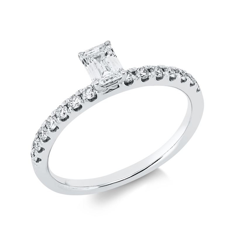 Ring 4er-Krappe 18 kt WG