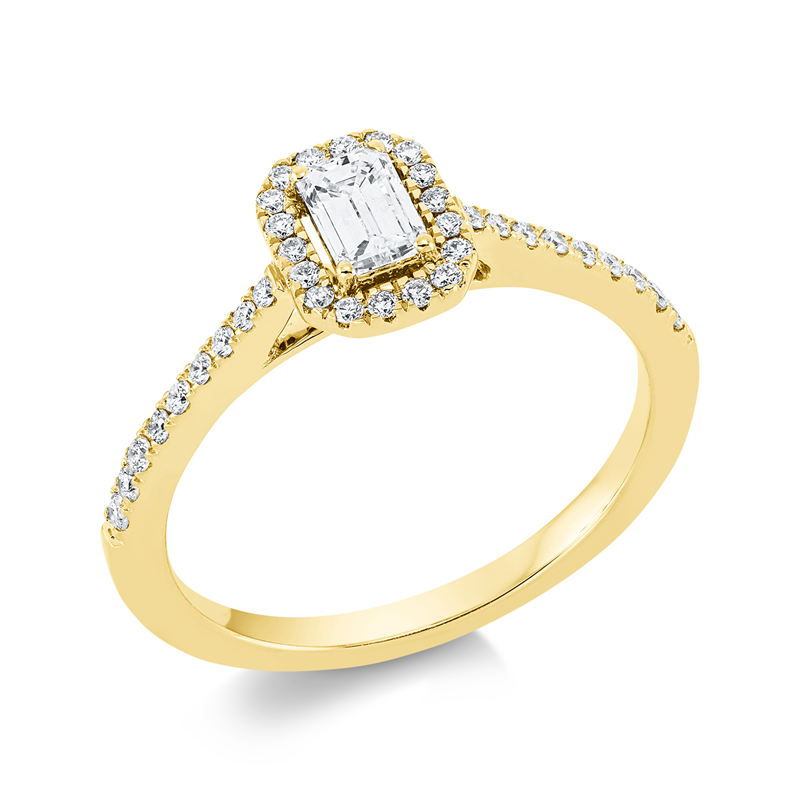 Ring 4er-Krappe 18 kt GG