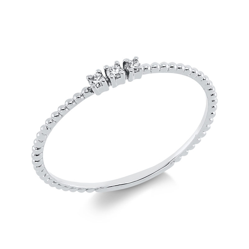 Ring 4er-Krappe 18 kt WG