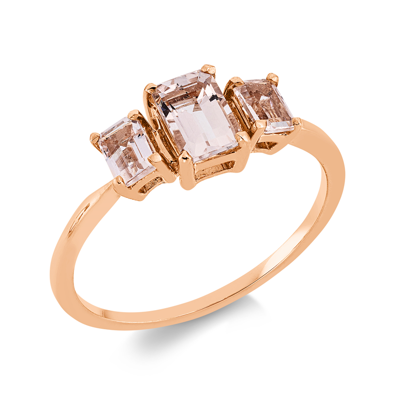 Ring 4er-Krappe 18 kt RG