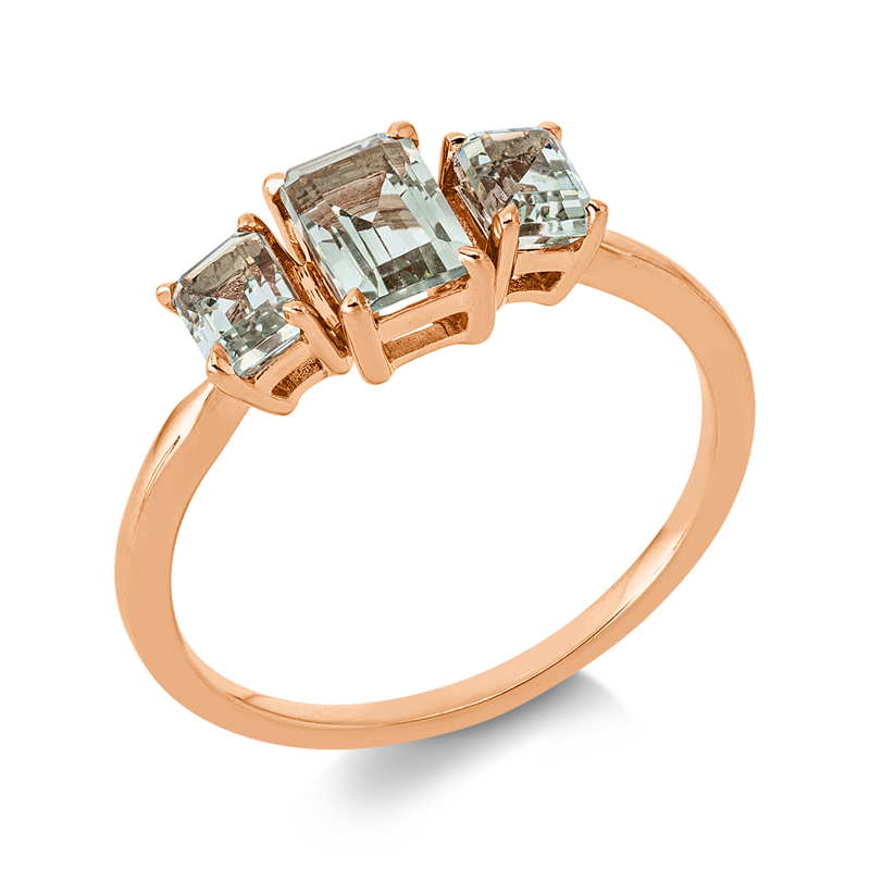 Ring 4er-Krappe 18 kt RG