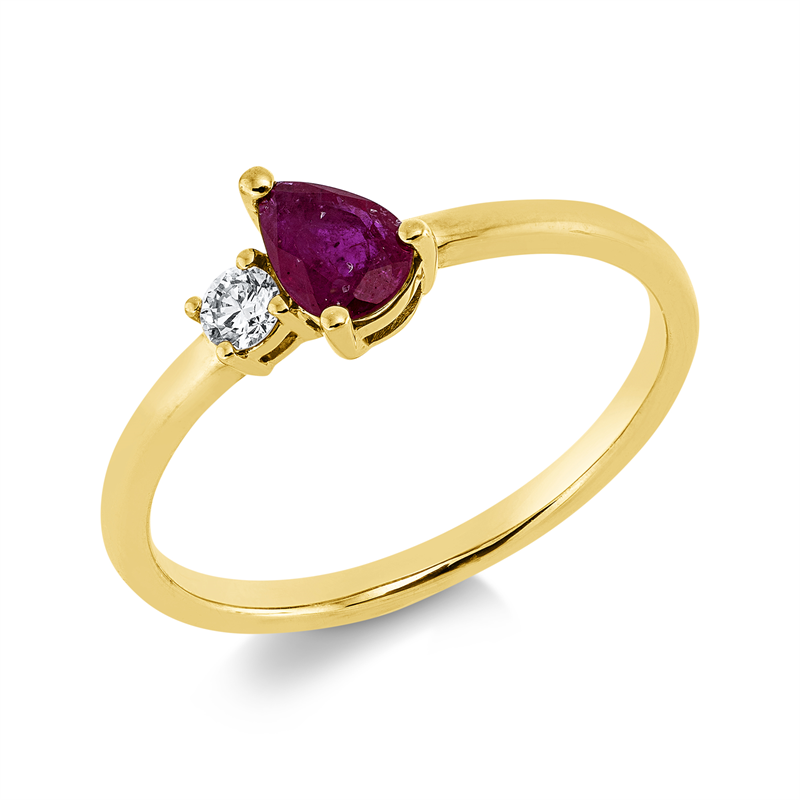 Ring 3er-Krappe 18 kt GG
