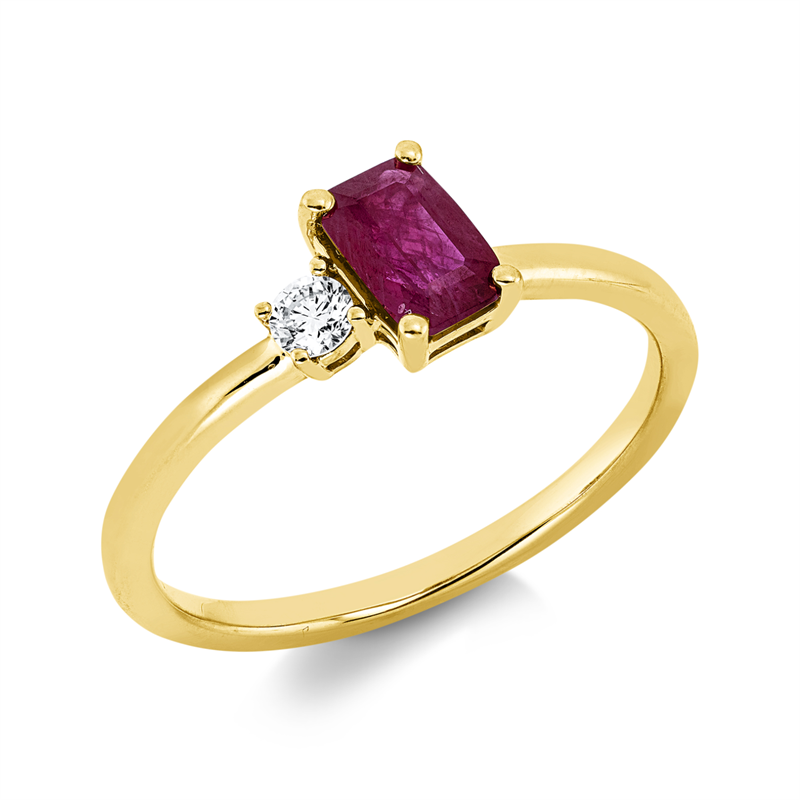 Ring 4er-Krappe 18 kt GG