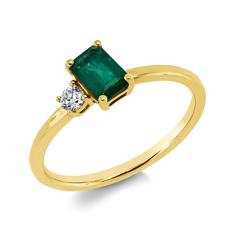 Ring 4er-Krappe 18 kt GG
