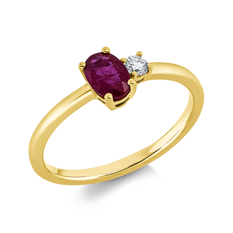 Ring 4er-Krappe 18 kt GG