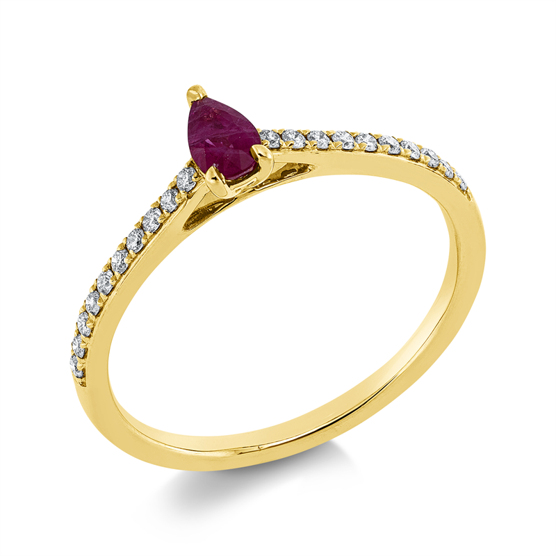 Ring 3er-Krappe 18 kt GG