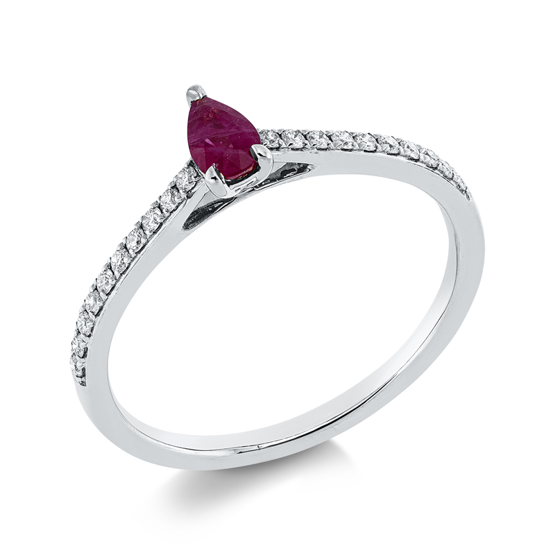 Ring 3er-Krappe 18 kt WG