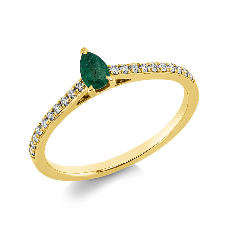 Ring 3er-Krappe 18 kt GG