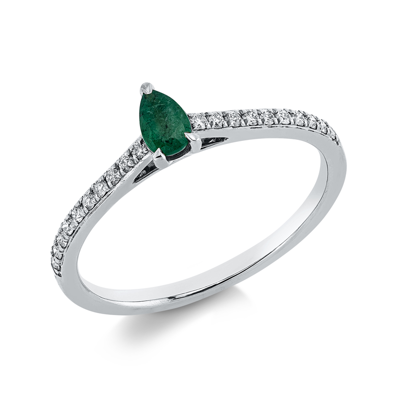 Ring 3er-Krappe 18 kt WG