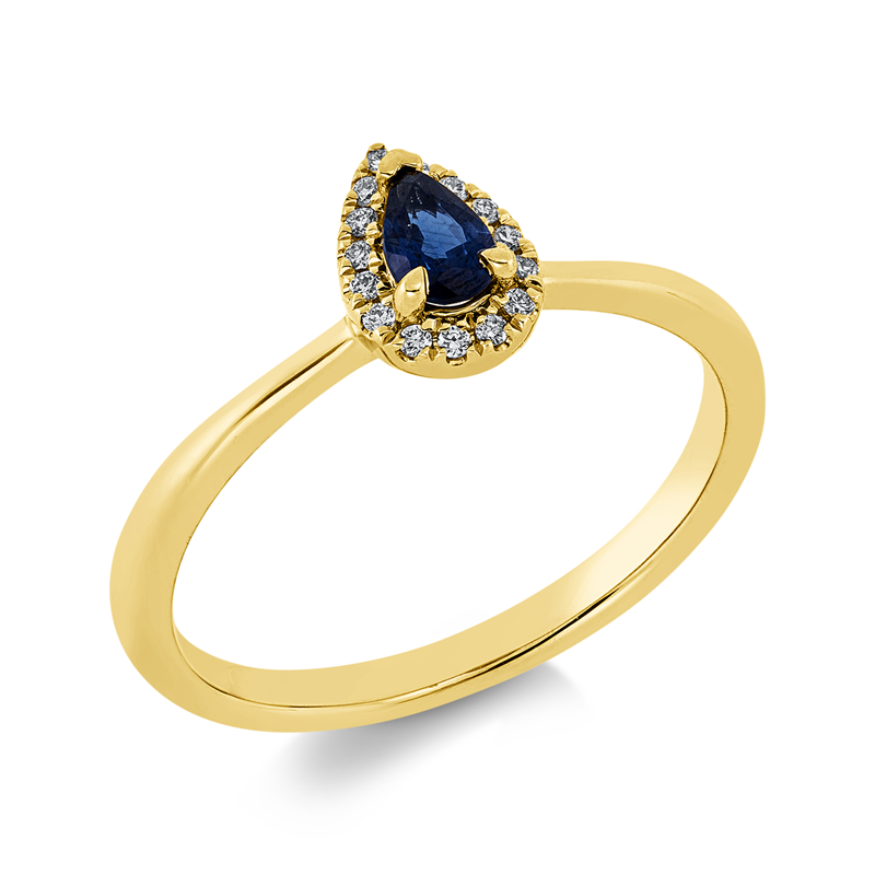 Ring 3er-Krappe 18 kt GG