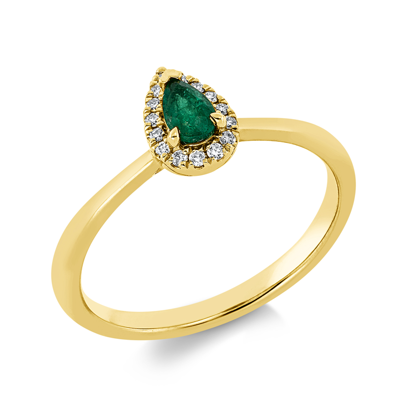 Ring 3er-Krappe 18 kt GG