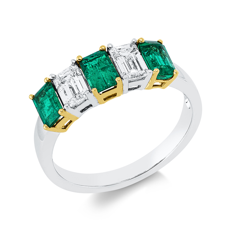 Ring 18 kt WG+GG