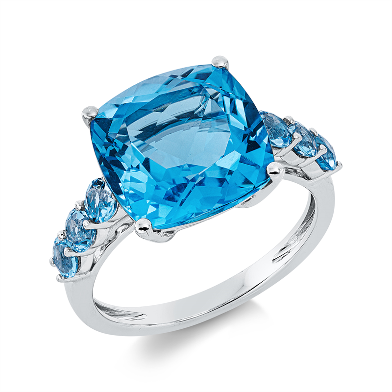 Ring 4er-Krappe 18 kt WG