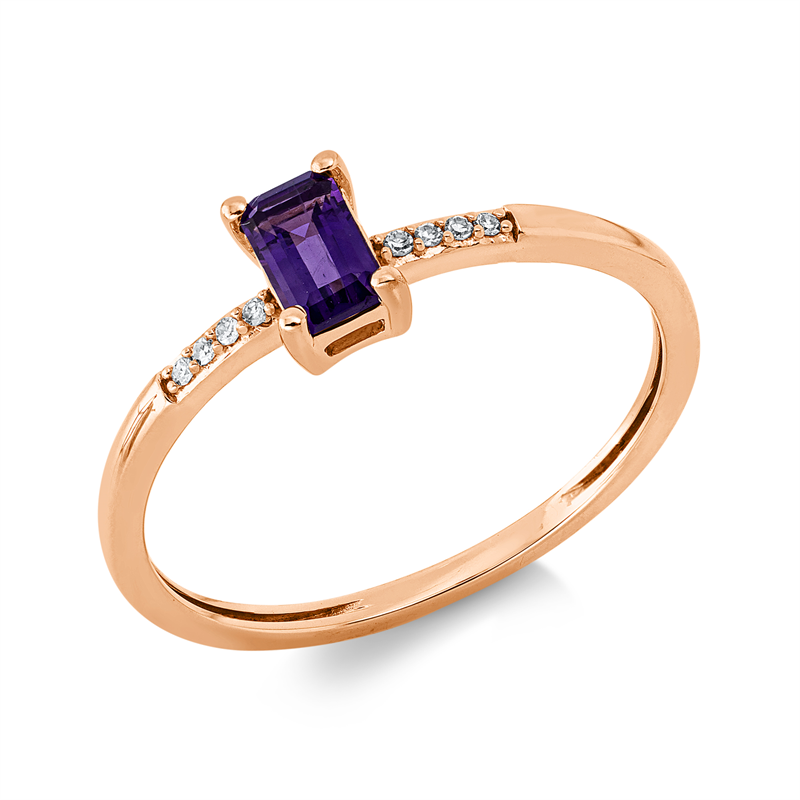 Ring 4er-Krappe 18 kt RG