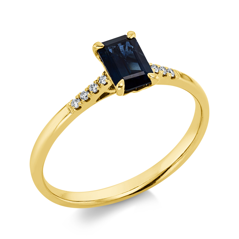 Ring 4er-Krappe 18 kt GG