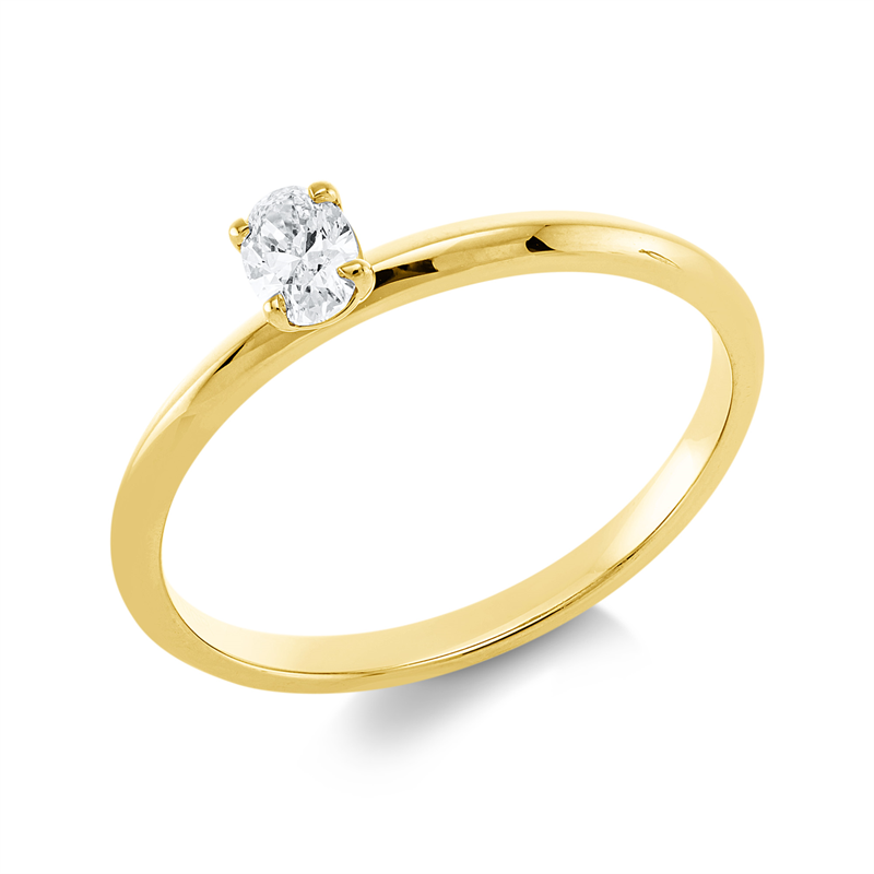 Ring 4er-Krappe 18 kt GG