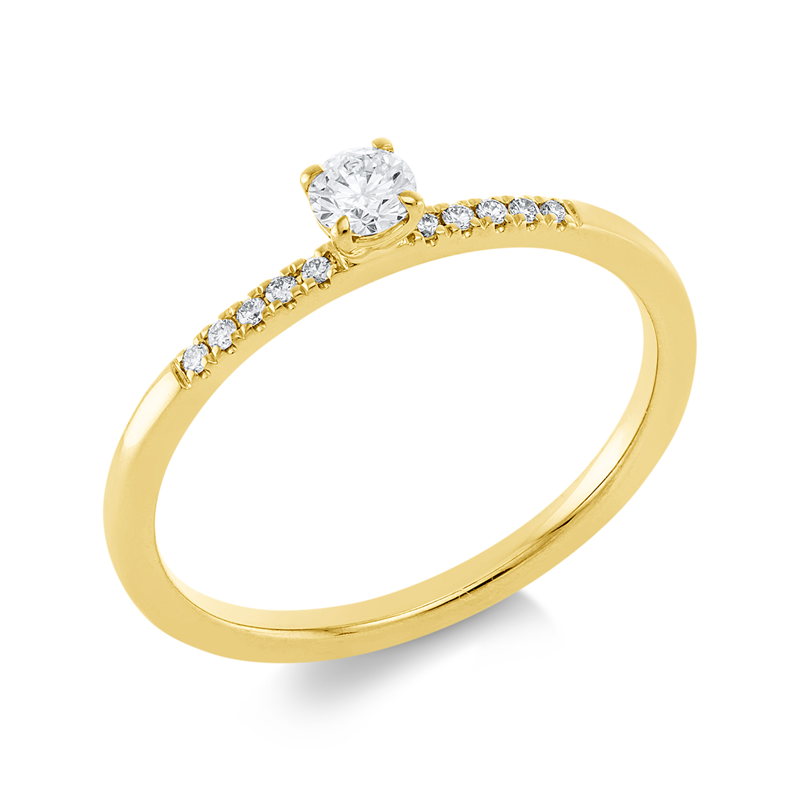 Ring 4er-Krappe 18 kt GG