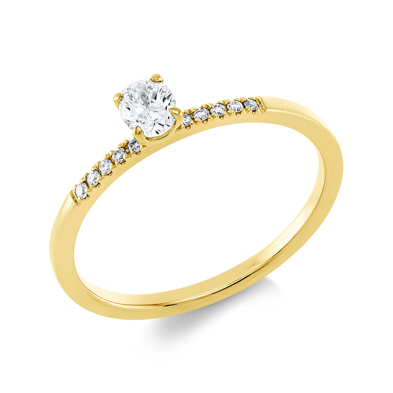 Ring 4er-Krappe 18 kt GG