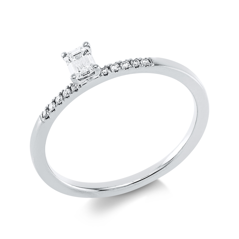 Ring 4er-Krappe 18 kt WG