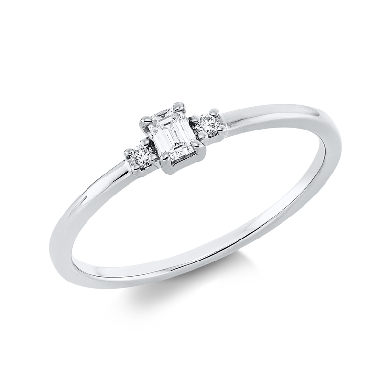 Ring 4er-Krappe 18 kt WG