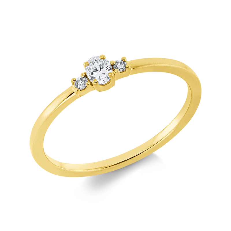 Ring 4er-Krappe 18 kt GG