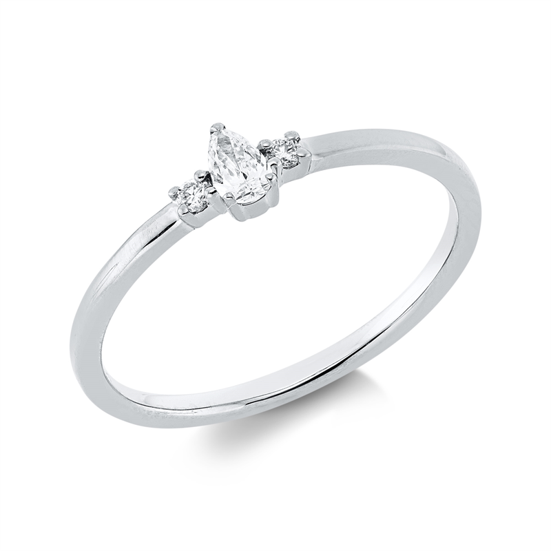 Ring 3er-Krappe 18 kt WG