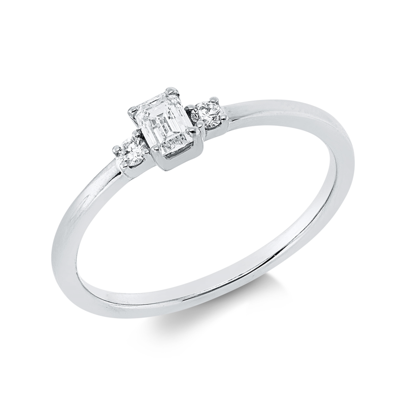 Ring 4er-Krappe 18 kt WG