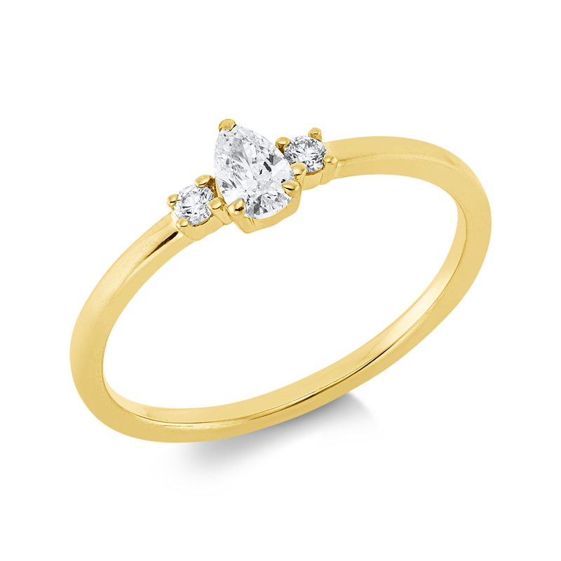 Ring 3er-Krappe 18 kt GG