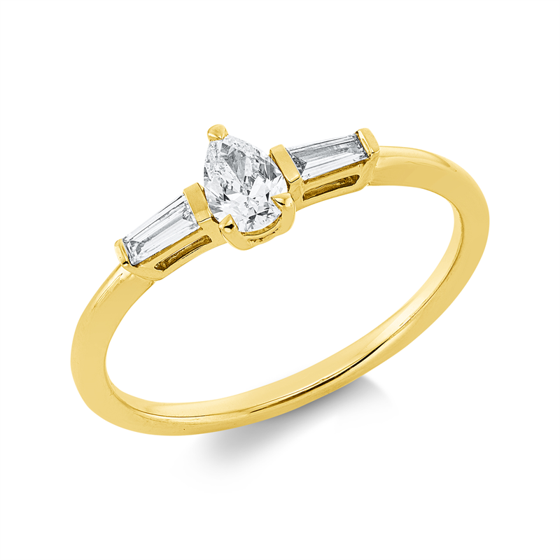 Ring 3er-Krappe 18 kt GG